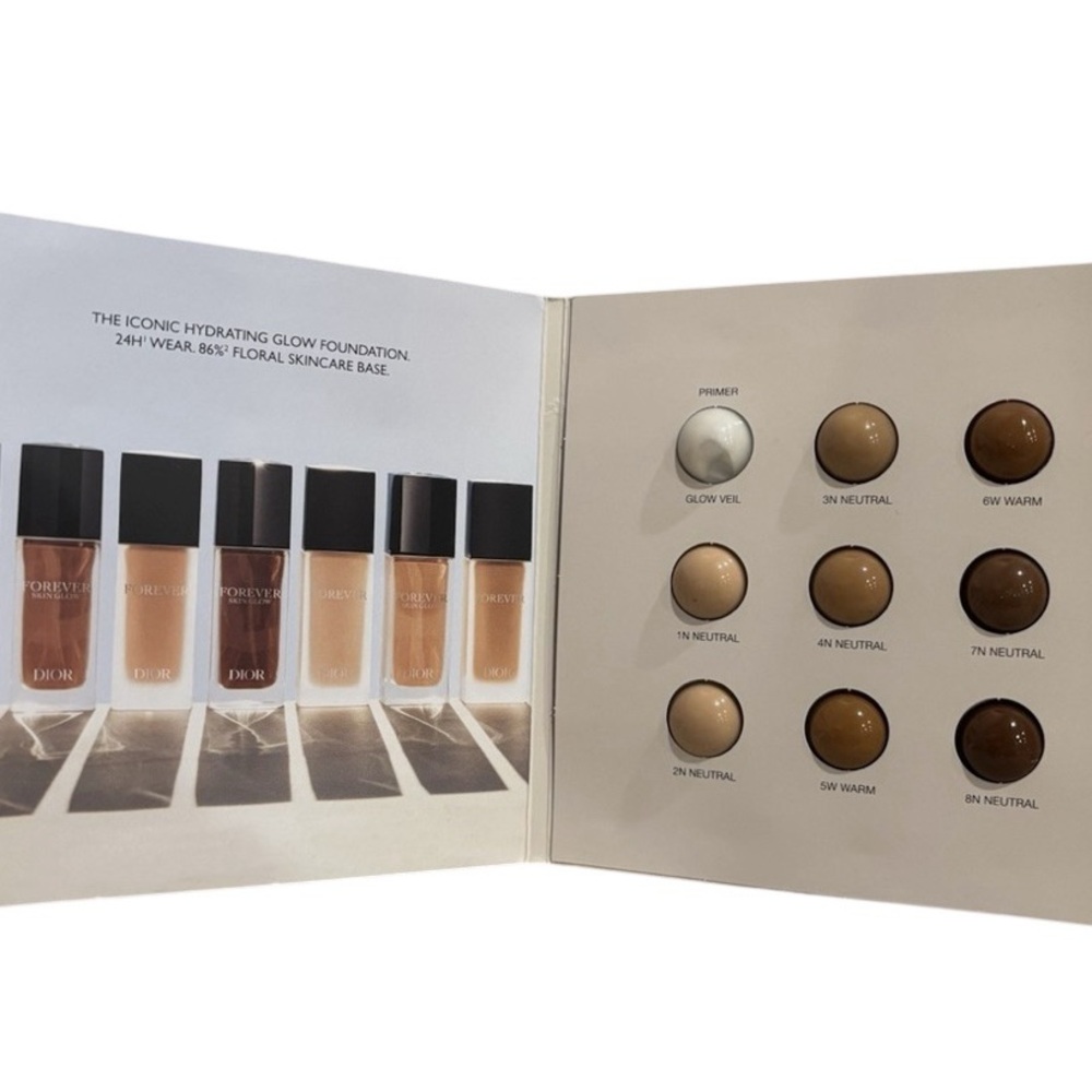 Dior Forever Skin Glow‎ Foundation Sample Card